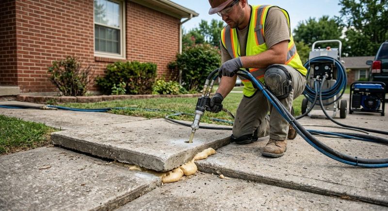 Concrete Slab Jacking in Columbus, OH