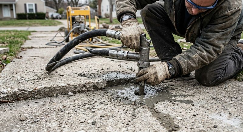 Garage Settling Repair in West Des Moines, IA