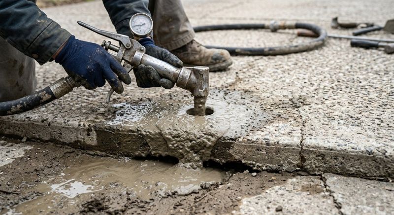 Patio Mudjacking in West Des Moines, IA