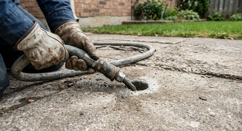 Sunken Patio Repair in Columbus, OH
